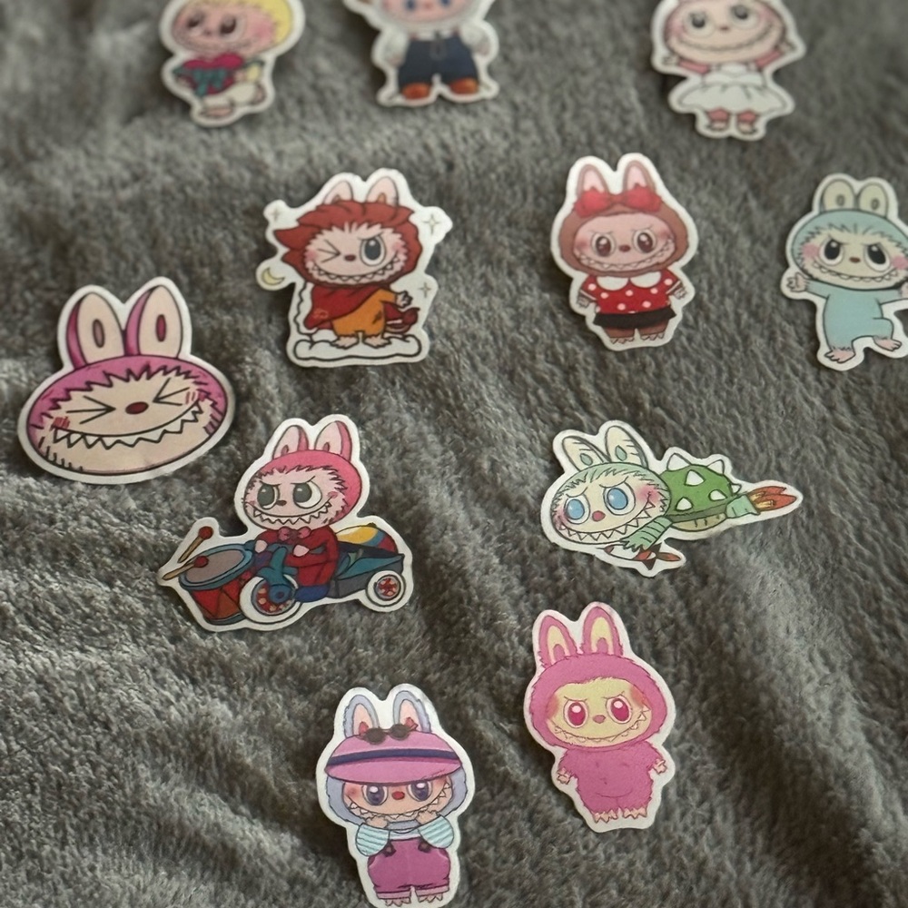 Cute Animal Character Stickers